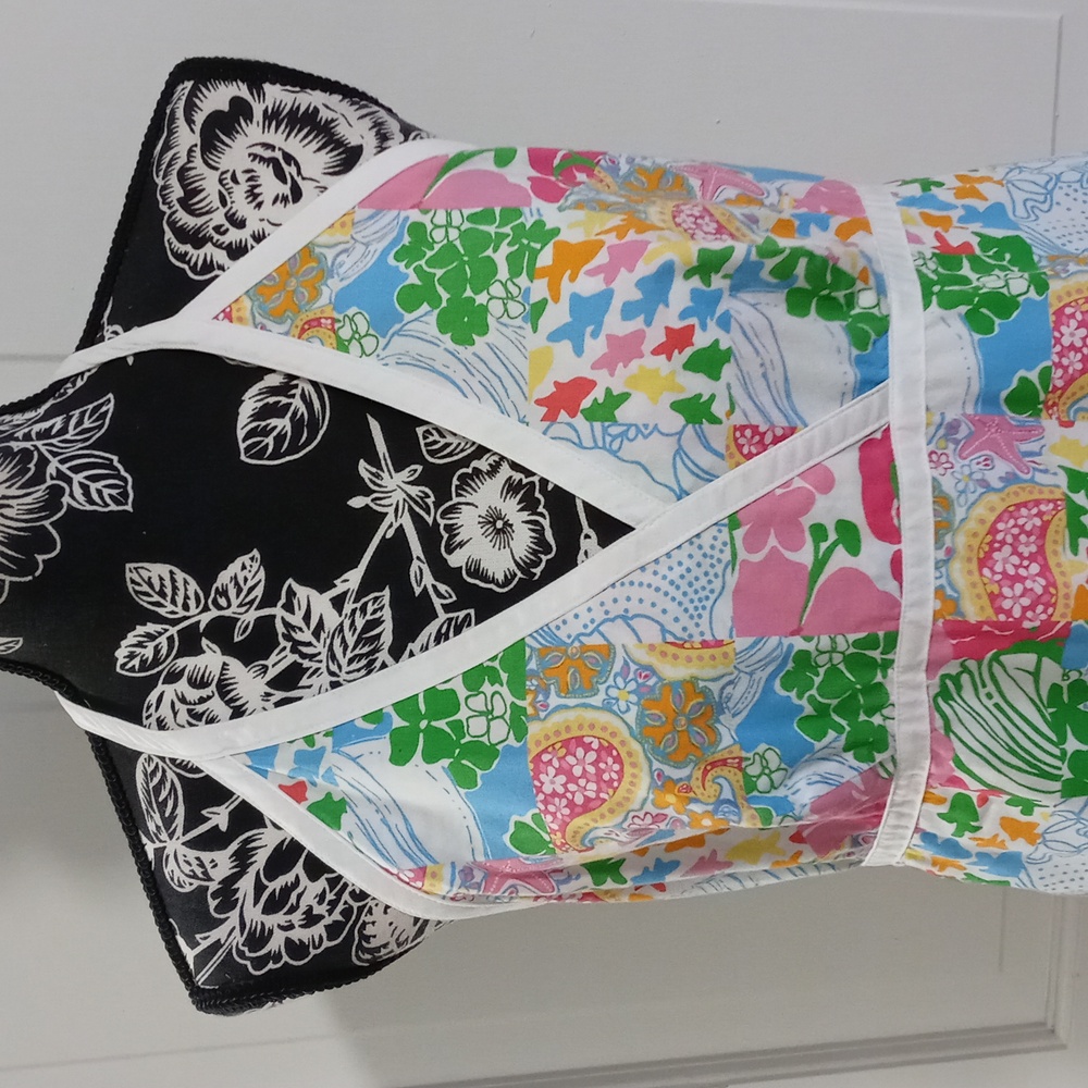 Htf/Vtg Lilly Pulitzer - Multi Patchwork Halter T… - image 8